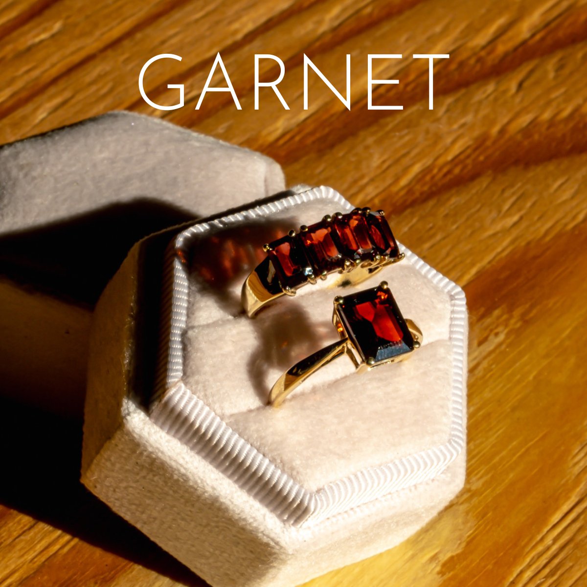 ガーネット / GARNET ヴィンテージジュエリー カラーストーン リング