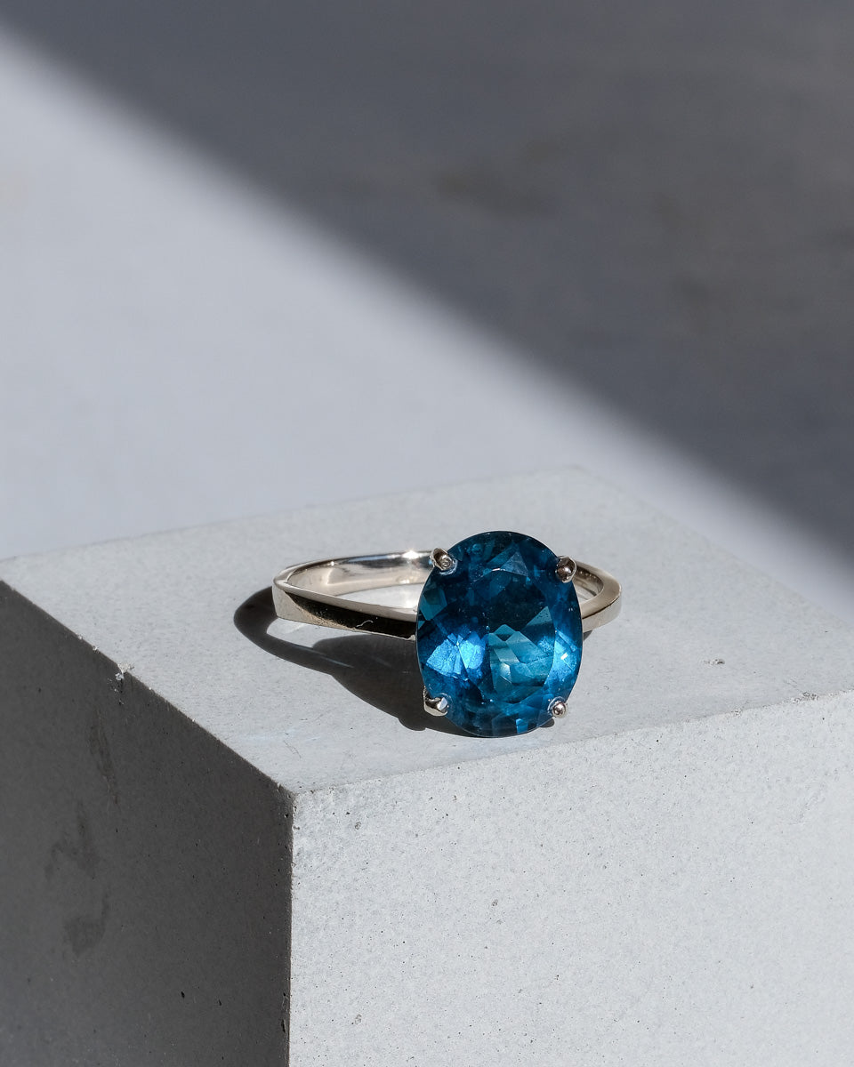 ブルー トパーズ リング 13号 / Blue Topaz Ring Size 13 – chili