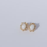 Opal earrings 14K Gold