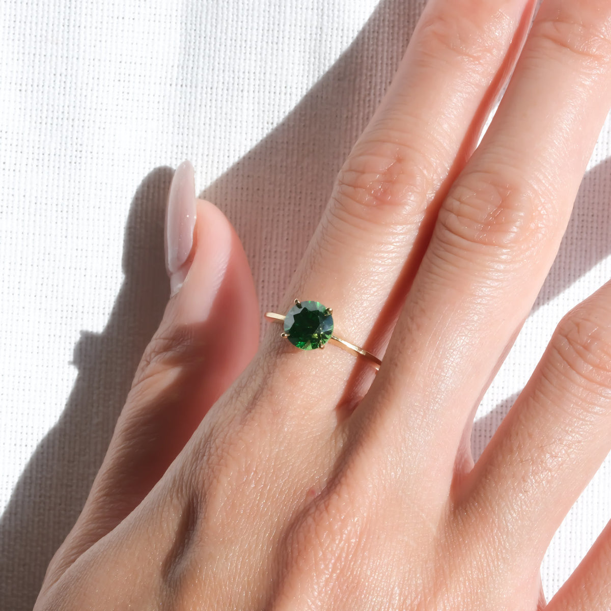 グリーン トルマリン リング 11号 / Green Tourmaline Ring Size 11 – chili