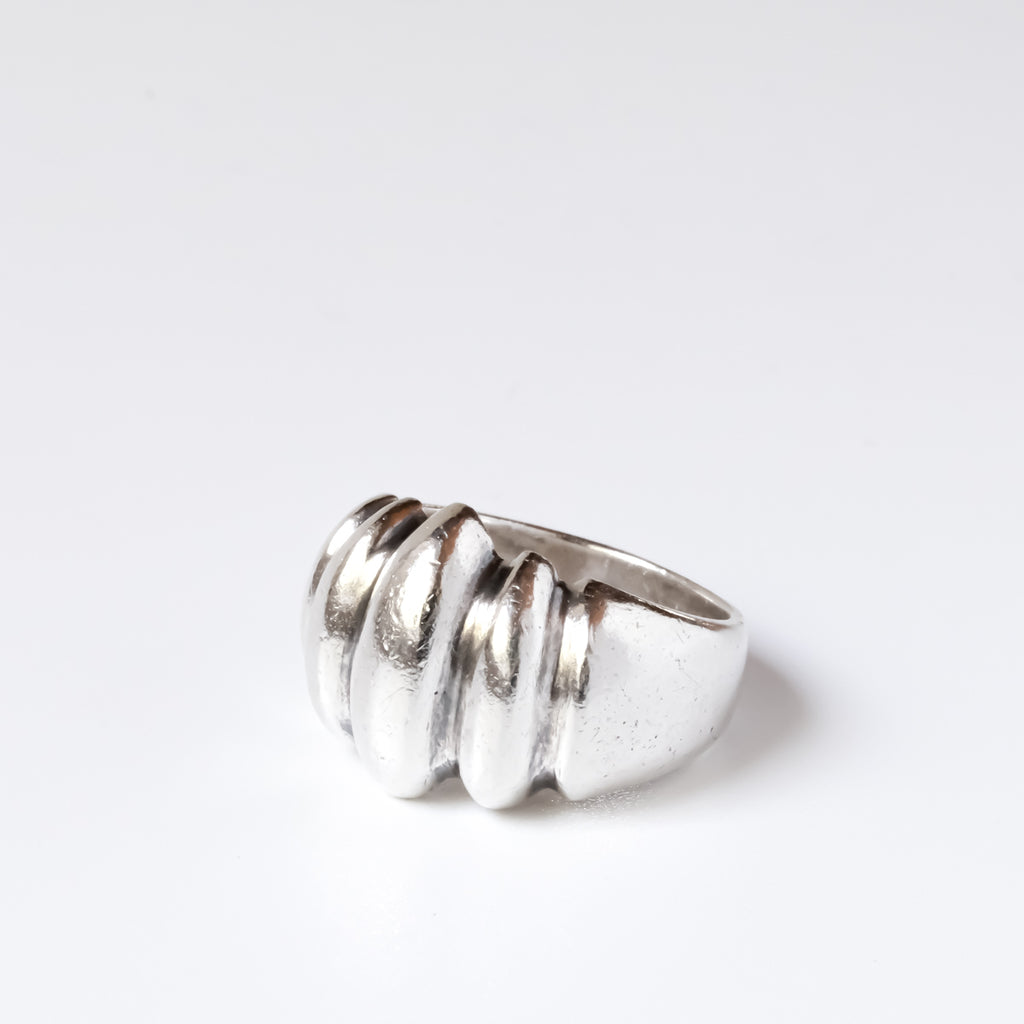 ヴィンテージ シルバー リング / Taxco Modernist Ring Size 13 – chili