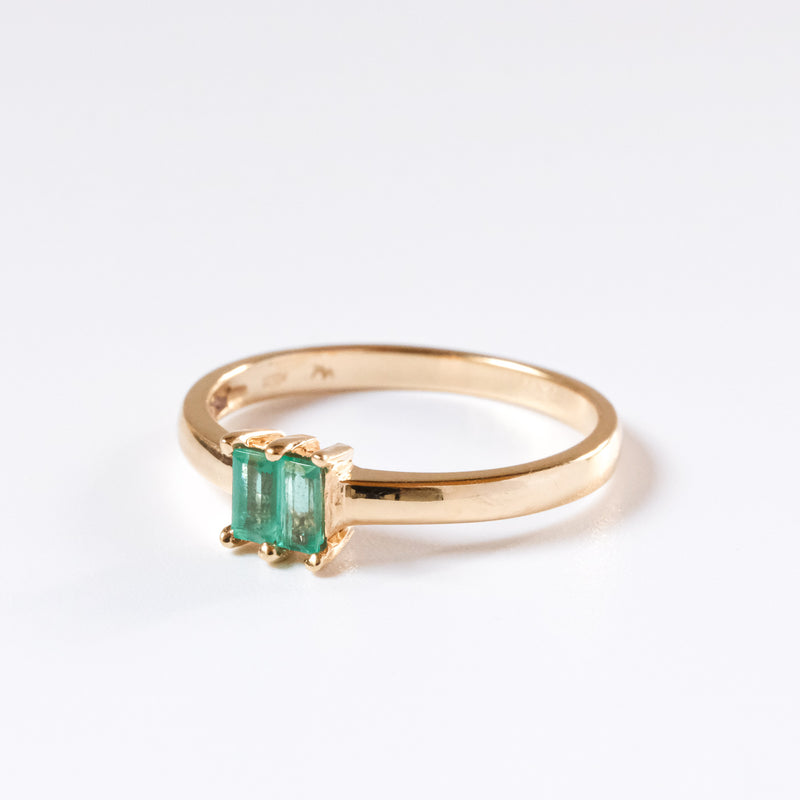エメラルド 18K リング 11.5号 / Emerald Ring 18K Size 11.5 – chili