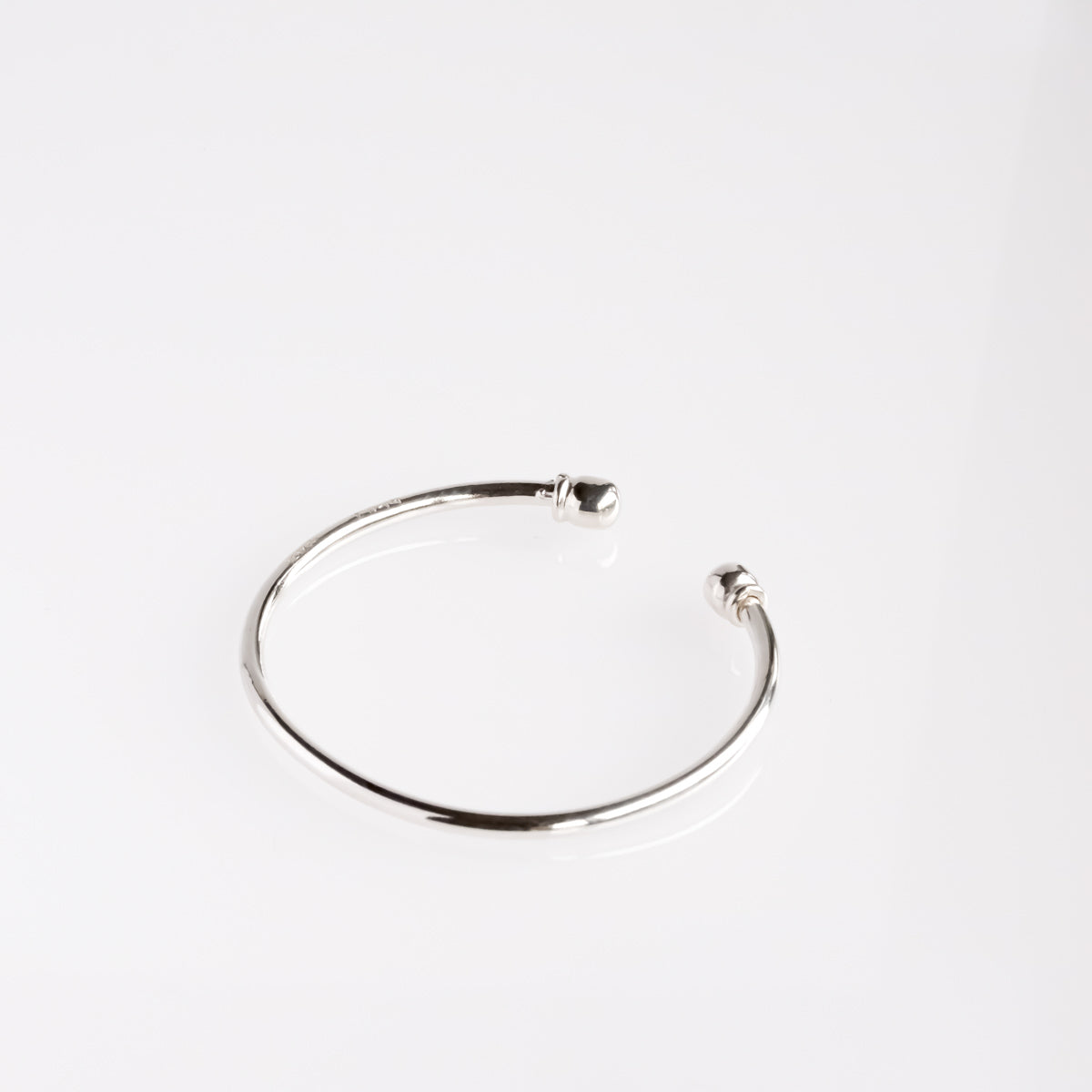 メキシコ シルバーバングル / Modernist Taxco Silver Cuff Bangle – chili