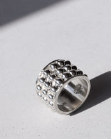 Stud Band Ring 925 Silver / Mexico