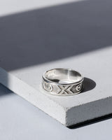 Geometric Ring 925 Silver / Mexico