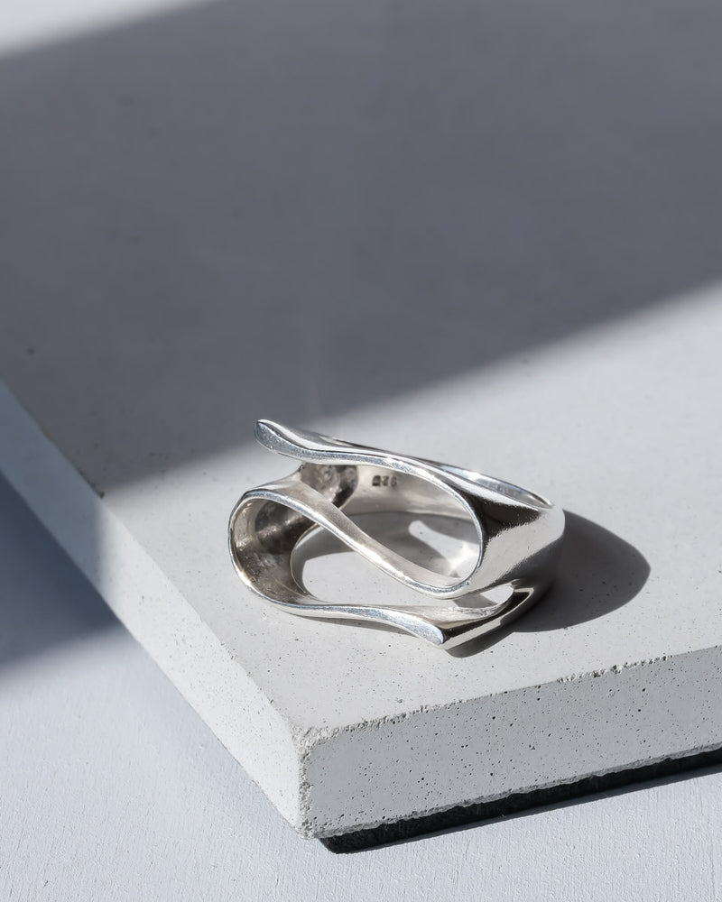 ヴィンテージシルバーリング / Mid Century Silver Ring Size 18 – chili