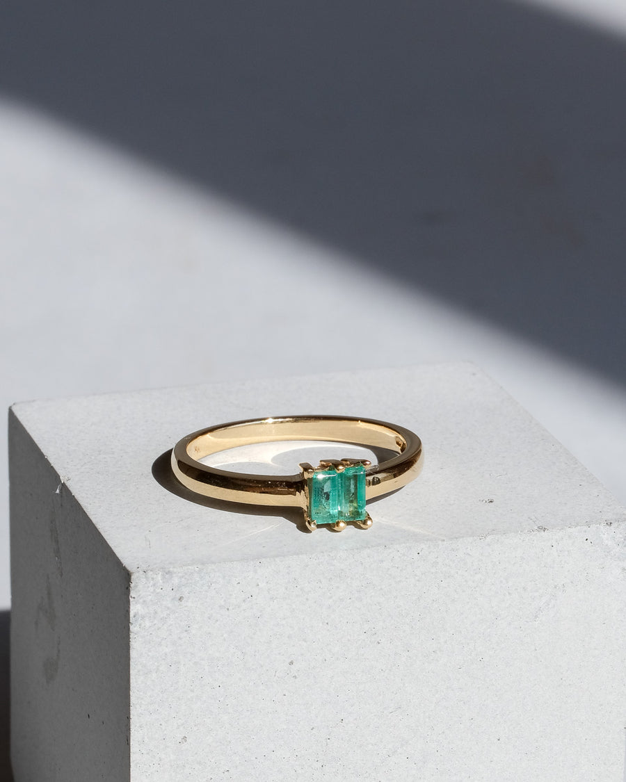 エメラルド 18K リング 11.5号 / Emerald Ring 18K Size 11.5 – chili