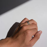 Geometric Ring 925 Silver / Mexico